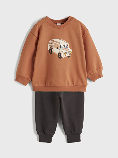 LCW baby Baby Boy BROWN Set - S67083Z1-GQY