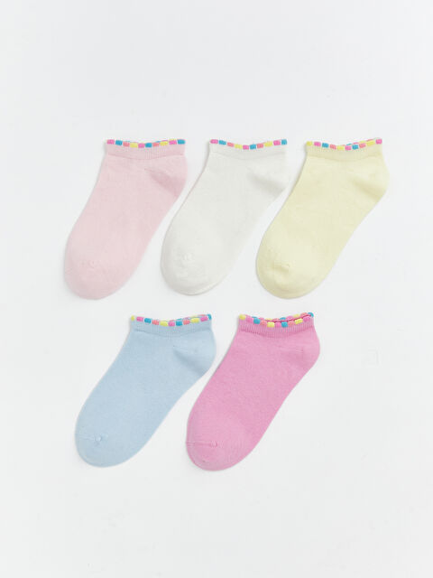 LCW Kids Kız Çocuk Patik Çorap 5'li - S67111Z4-FWW