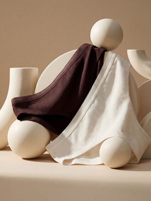 LCW DREAM Lazer Kesim Bikini Külot 2'li - S67112Z8-QVE