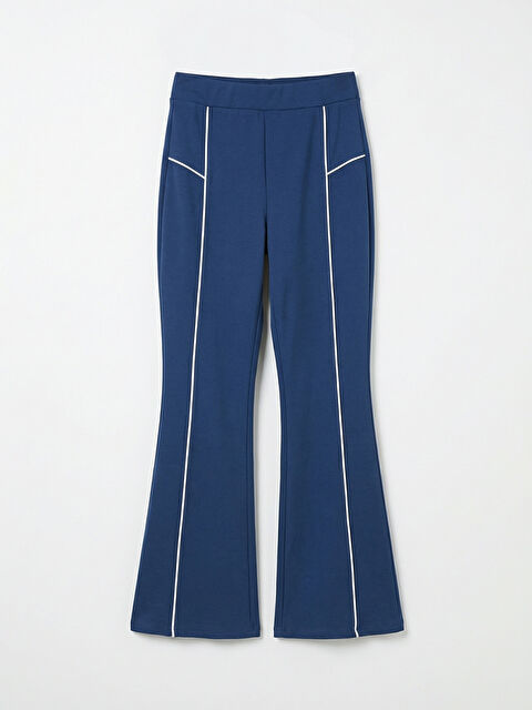 LCW Kids Beli Lastikli İspanyol Paça Kız Çocuk Tayt - S67126Z4-HSD