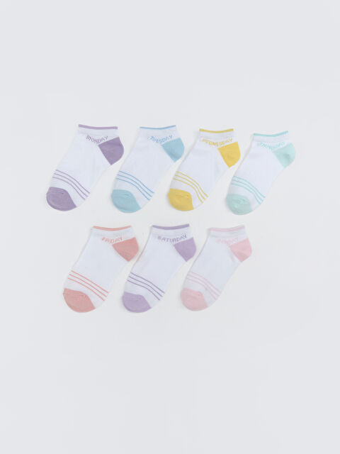 LCW Kids Girl WHITE Trainer Socks - S67156Z4-JYX