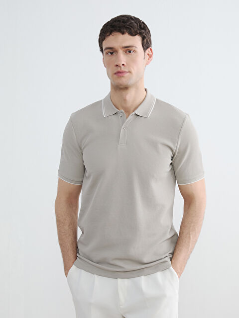 LCW Vision Polo Yaka Erkek Tişört - S67174Z8-GSR