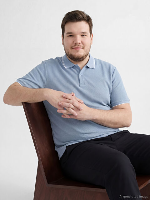 LCW Vision Polo Yaka Erkek Tişört - S67174Z8-UD4