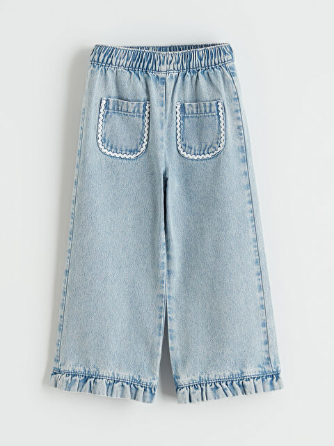 LCW Kids Devojačke farmerke sa elastičnim pojasom - S67195Z1-507