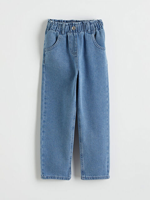 LCW Kids Regular Fit Kız Çocuk Jean Pantolon - S67197Z1-507