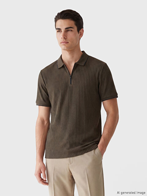 LCW Vision Polo Collar Men's T-Shirt