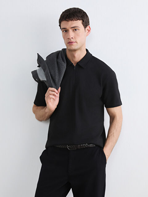 LCW Vision Polo Yaka Erkek Tişört - S67210Z8-CVL