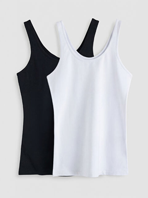 LCW DREAM U Yaka Askılı Kadın Atlet 2'li - S67249Z8-J5F