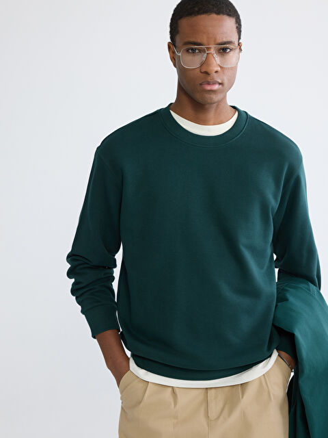 XSIDE Sweat-shirt VERT Homme - S67379Z8-YKN