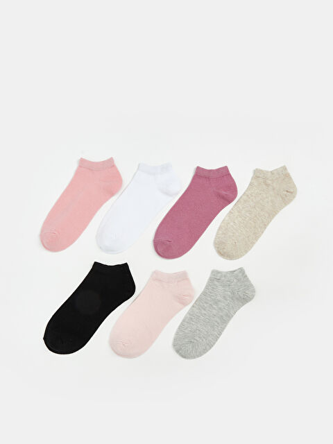 LCW Kids Kız Çocuk Patik Çorap 7'li - S67470Z4-G0U