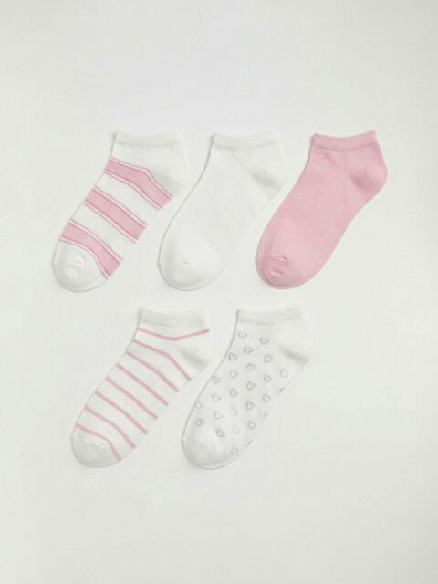 LCW DREAM Desenli Kadın Patik Çorap 5'li  - S67494Z8-FDU