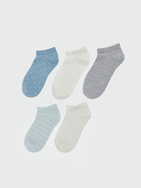 LCW DREAM Desenli Kadın Patik Çorap 5'li - S67499Z8-J0K