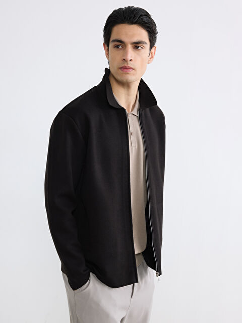 LCW Vision Standart Kalıp Polo Yaka Erkek Triko Hırka - S67502Z8-CVL