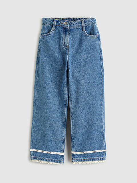LCW Kids Regular Fit Kız Çocuk Jean Pantolon - S67543Z1-LR1
