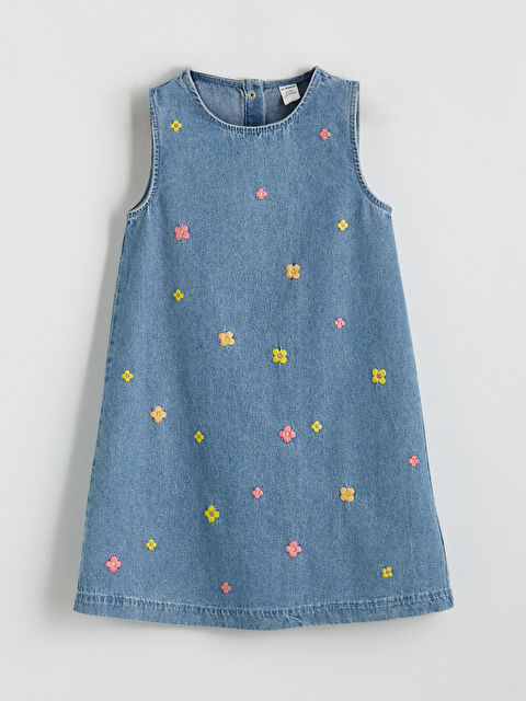 LCW Kids Girl INDIGO Dress - S67565Z1-507