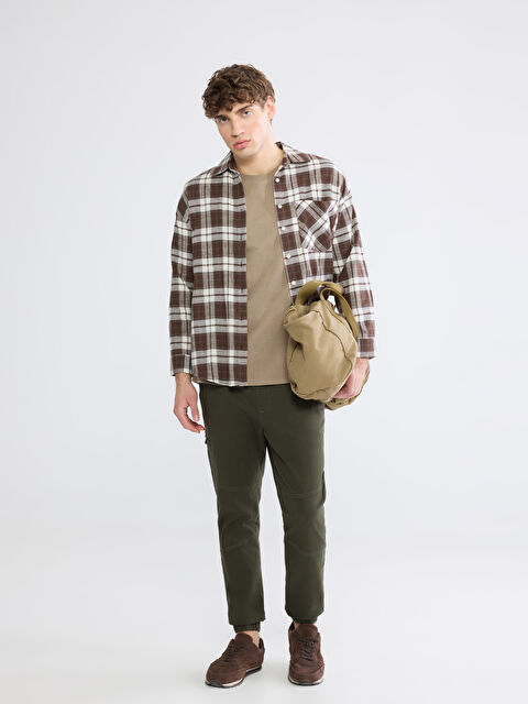 XSIDE Slim Fit Twill Men's Trousers - S67579Z8-QLA