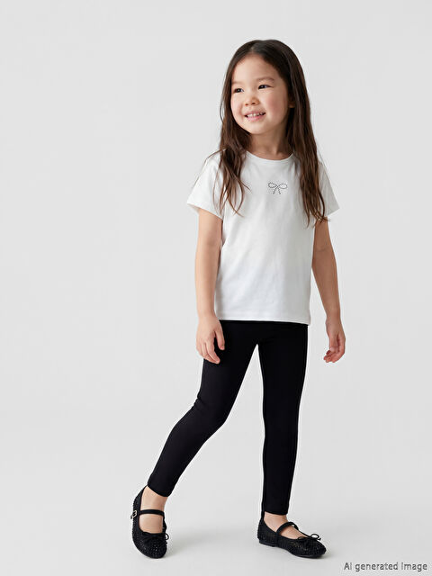 LCW Kids Basic Kız Çocuk Tayt