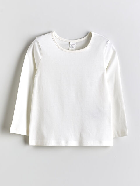 LCW Kids SVETLO BEŽ Majica Devojka - S67602Z1-R9J