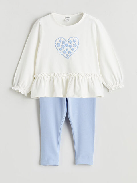 LCW baby Baby Girl ECRU Set - S67694Z1-FDU