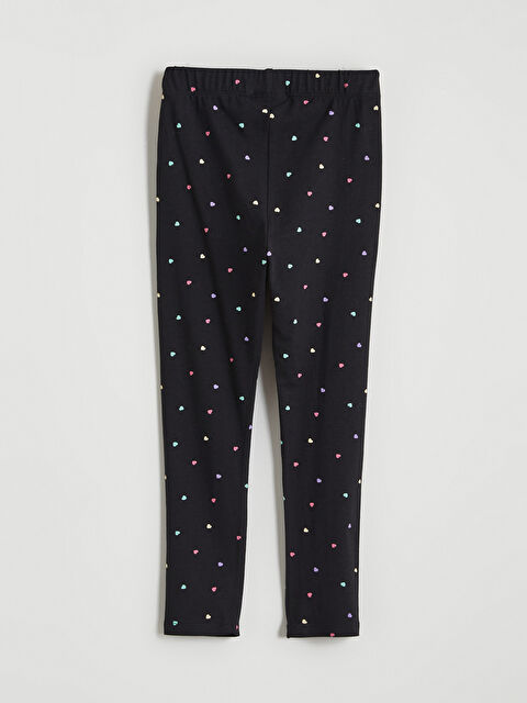 LCW Kids Desenli Kız Çocuk Tayt - S67739Z1-LQJ