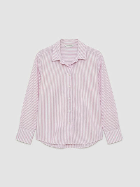 LCW EVERYDAY قميص وردي امرأة