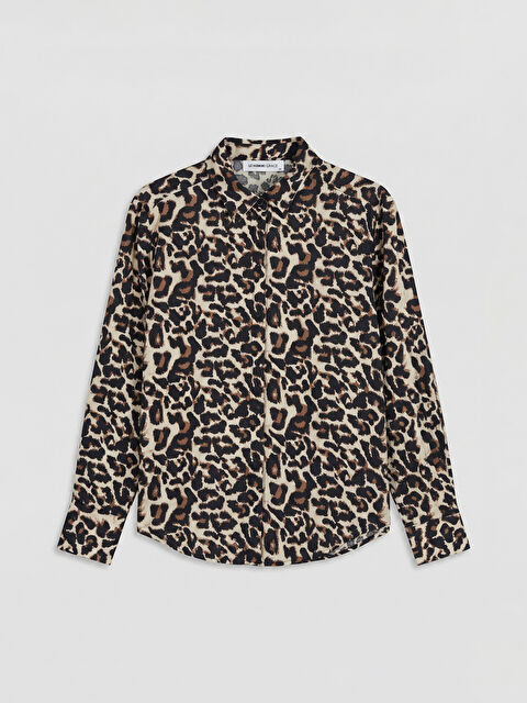 LCWAIKIKI Classic ქალი ყავისფერი პერანგი - S67776Z8-LQY