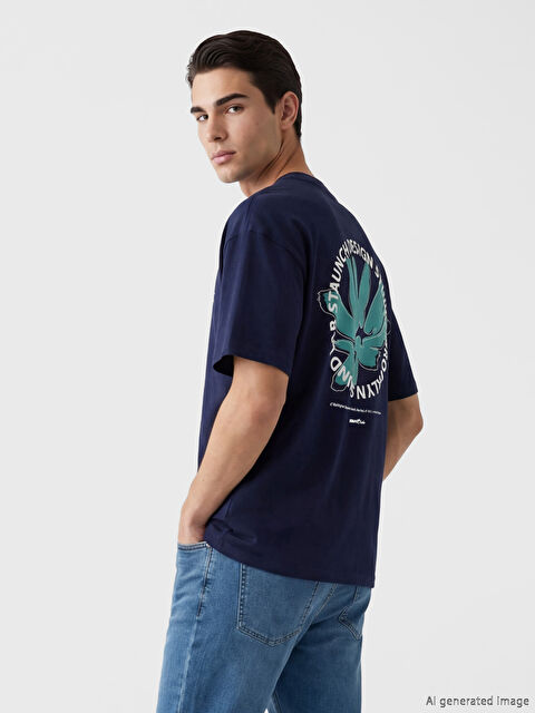 XSIDE Printed Oversize Men's T-Shirt