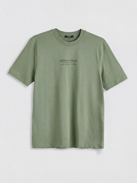 XSIDE Crew Neck Printed Jersey Men's T-Shirt - S67805Z8-YRN