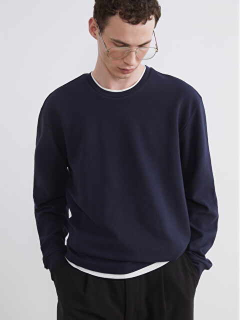 XSIDE سويت شيرت رجالي برقبة دائرية - S67823Z8-J2Y