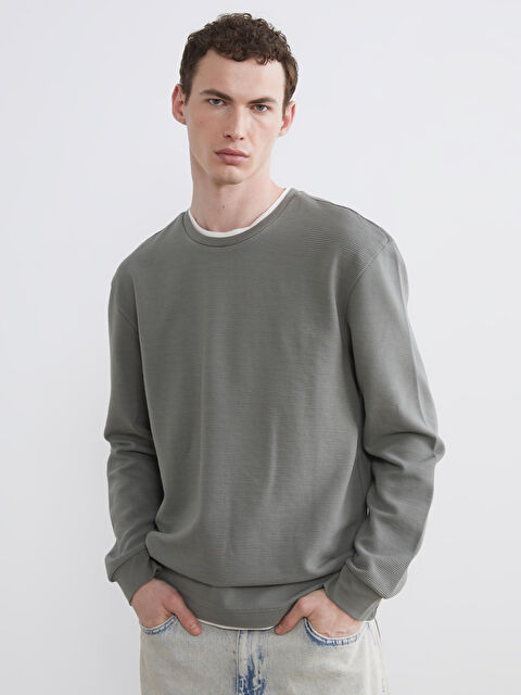 XSIDE سويتشيرت رجالي برقبة دائرية - S67823Z8-YQJ