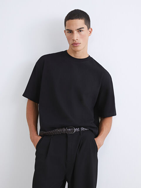 XSIDE Crew Neck Jersey Men's T-Shirt - S67829Z8-CVL