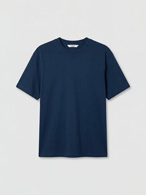 XSIDE Loose Fit %100 Cotton Basic Men's T-Shirt