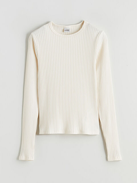 LCW Kids Girl ECRU T-Shirt - S67858Z4-FRC