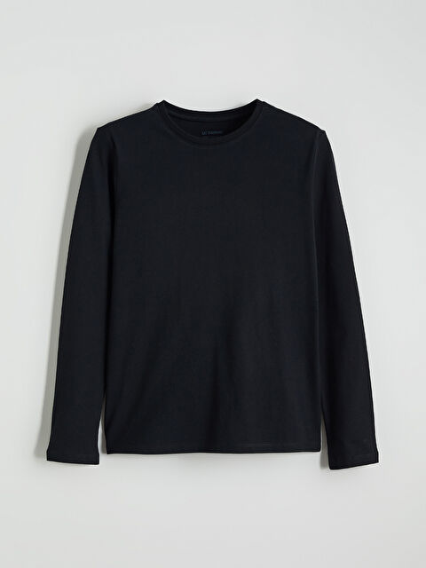 LCW Kids Bisiklet Yaka Basic Kız Çocuk Tişört - S67859Z4-CVL