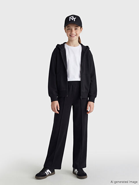 LCW Kids Beli Lastikli Kız Çocuk Eşofman Altı - S67872Z4-CVL