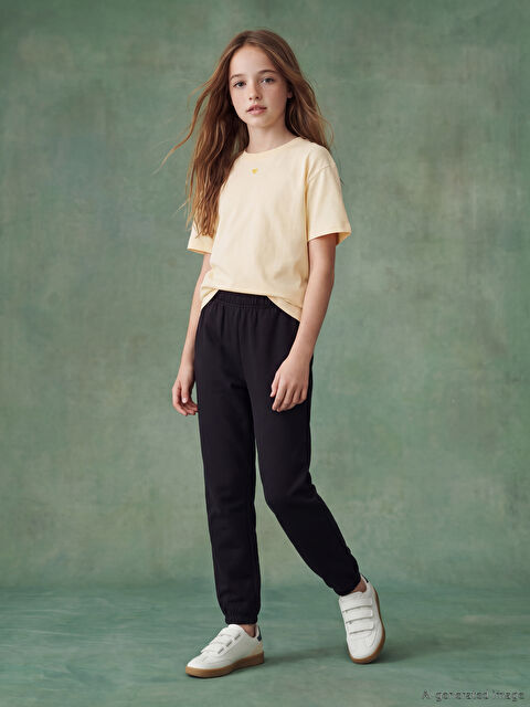 LCW Kids Kız Çocuk Soft Touch Jogger Eşofman Altı
