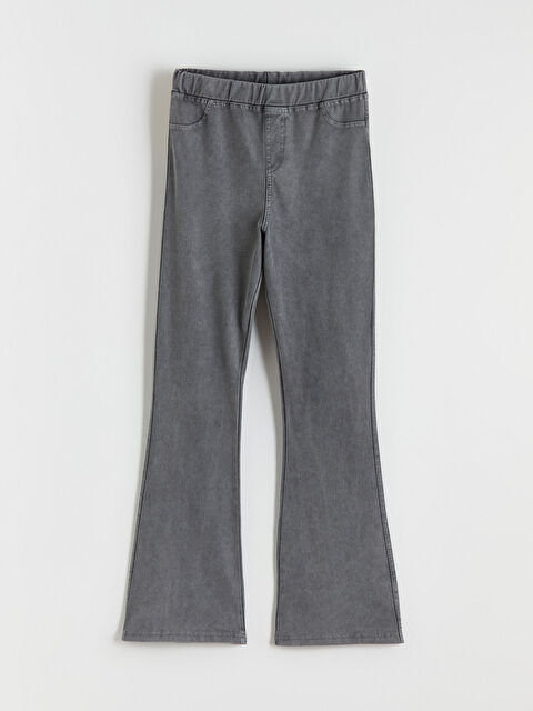 LCW Kids Kız Çocuk İspanyol Paça Tayt - S67876Z4-SHP