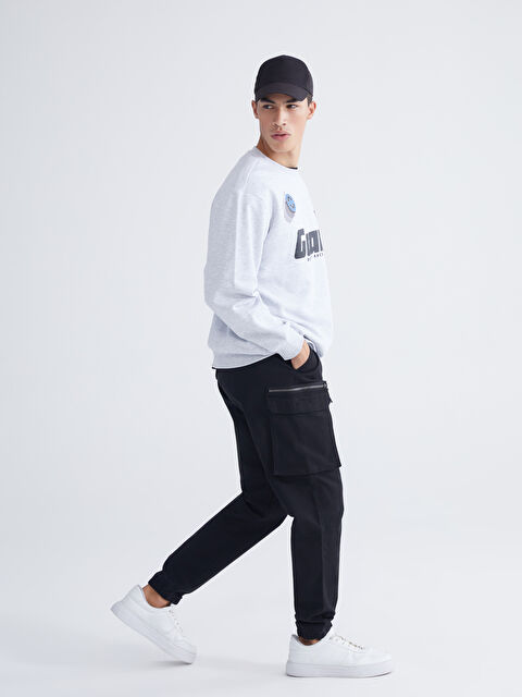 XSIDE CRNA Cargo pantalone Muškarac - S67891Z8-RQL