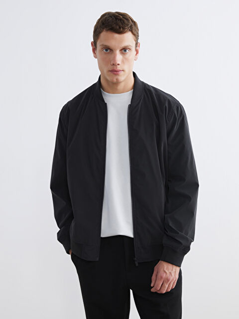 LCW Vision معطف انثراسايت / رمادي داكن رجل - S67898Z8-CTH