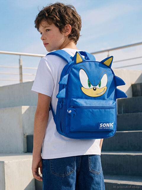 LCW ACCESSORIES Sonic Baskılı Erkek Çocuk Sırt Çantası