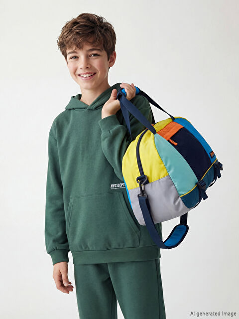 LCW ACCESSORIES Renk Bloklu Erkek Çocuk Spor Çantası