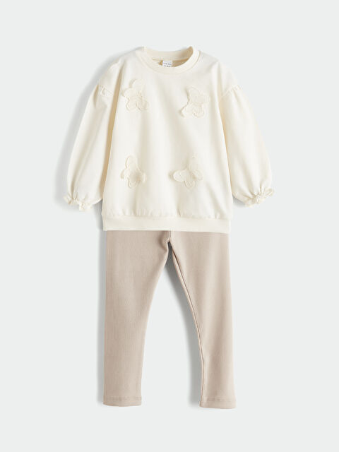 LCW baby Baby Girl BEIGE Set - S68136Z1-YG7