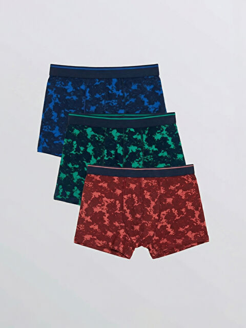 LC WAIKIKI Standart Kalıp Pamuklu Esnek Erkek Boxer 3'lü - S68172Z8-LRR