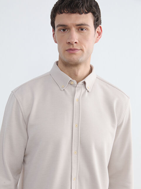 LCW Vision Man BEIGE Shirt - S68250Z8-ZUN
