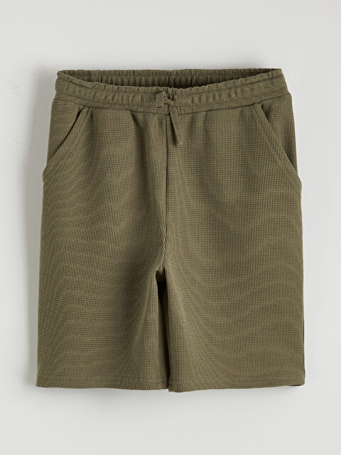 LCW Kids Beli Lastikli Erkek Çocuk Şort - S68256Z4-GXF