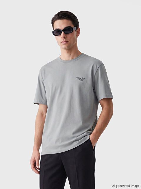 LCW Vision Crew Neck Printed Men's T-Shirt