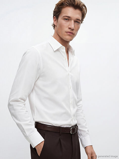 SOUTHBLUE Man ECRU Shirt - S68387Z8-R9J