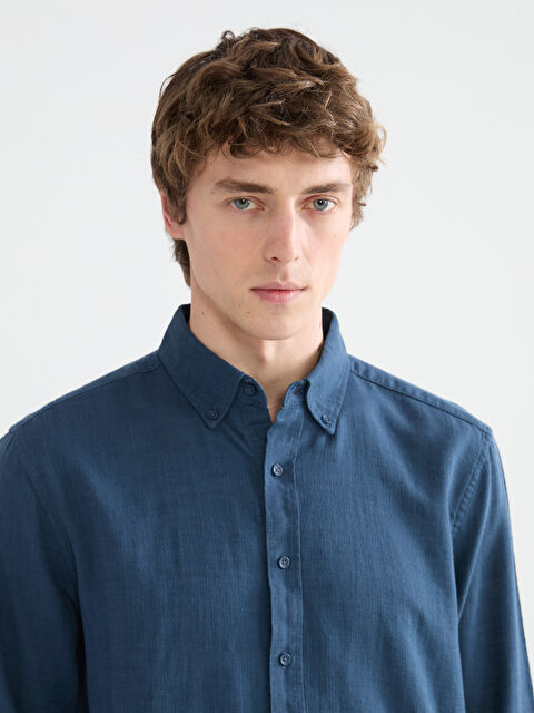 SOUTHBLUE Regular Fit Armürlü Erkek Gömlek - S68389Z8-1J2