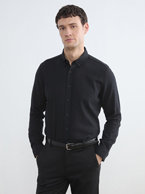SOUTHBLUE Regular Fit Dobby Men's Shirt - S68389Z8-CVL