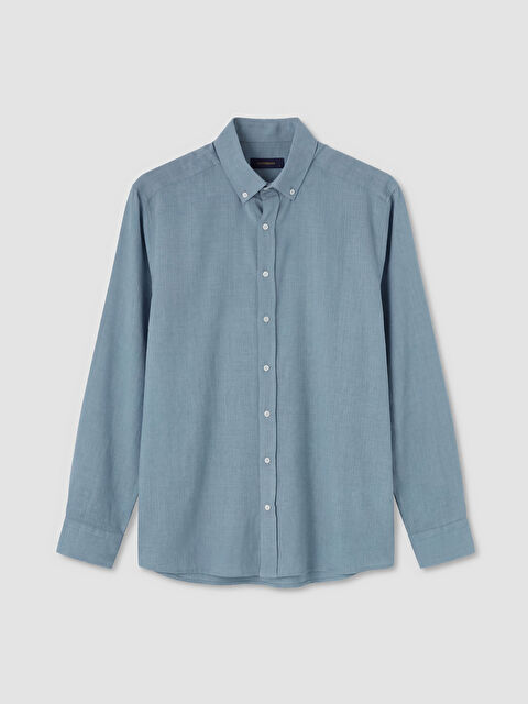 SOUTHBLUE Regular Fit Armürlü Erkek Gömlek